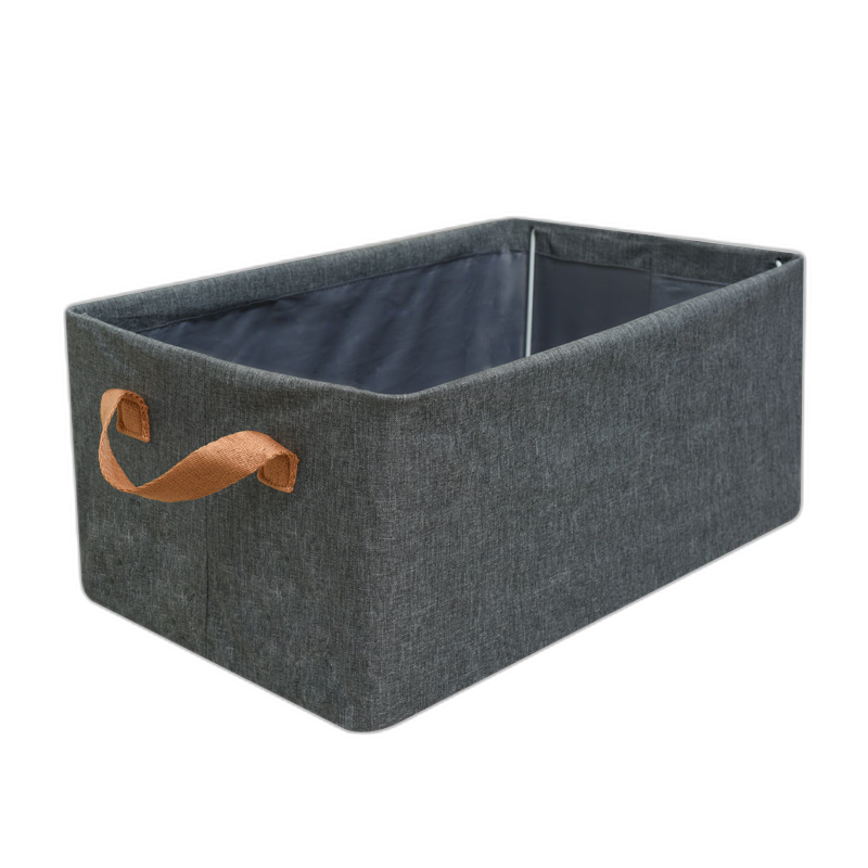Amazon specializes in organizing boxes, large clothing storage foldable household daily cotton and linen boxes boxes