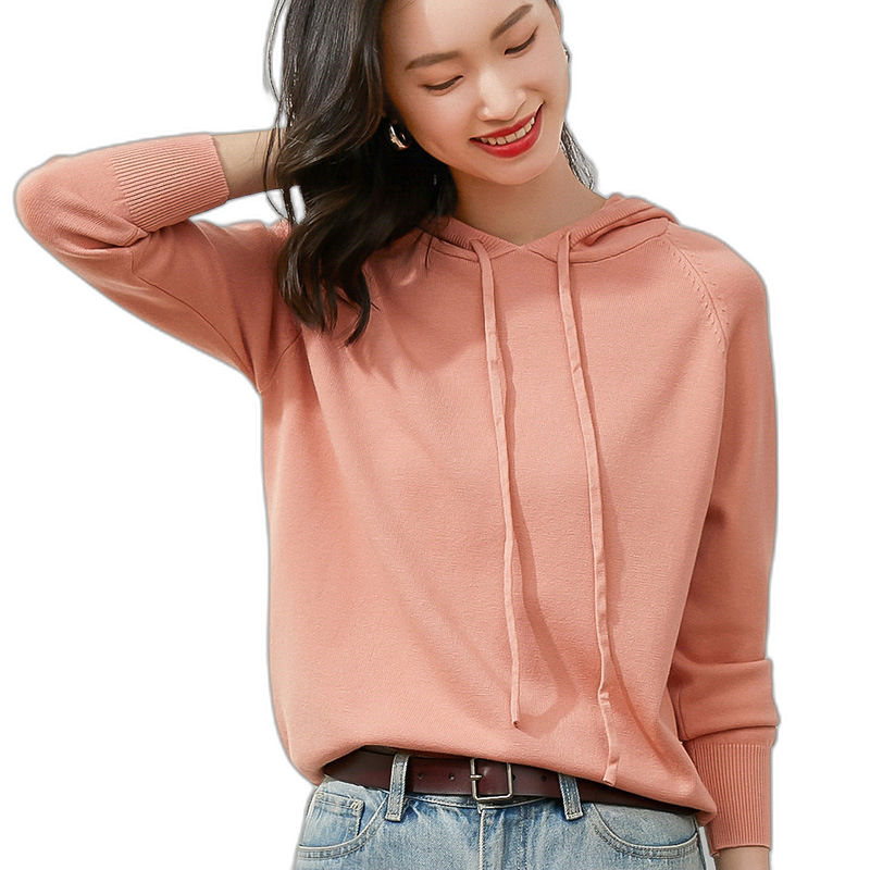 2021 new hooded sweater women's long-sleeved pullover loose casual short top hoodie bottoming sweater