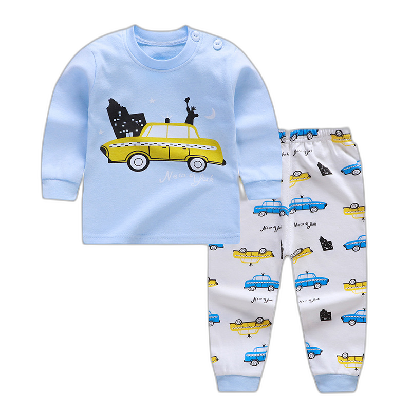 23 New Children's Underwear Cotton Sets Boys and Girls Infants Autumn Clothes Pants Home Baby Clothing Clothing