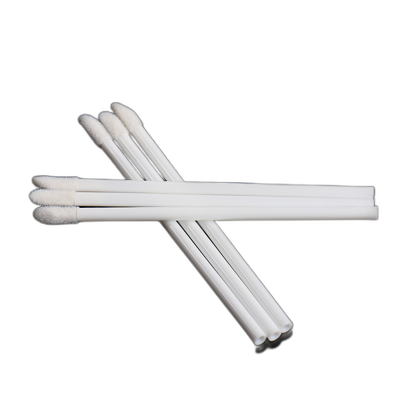 Portable lip brush disposable lipstick black white transparent tube beauty makeup tools wholesale wholesale
