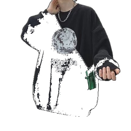 Early autumn 2021 new sweater men's loose trendy brand letter printing top clothes all-match comfortable round neck pullover pullover