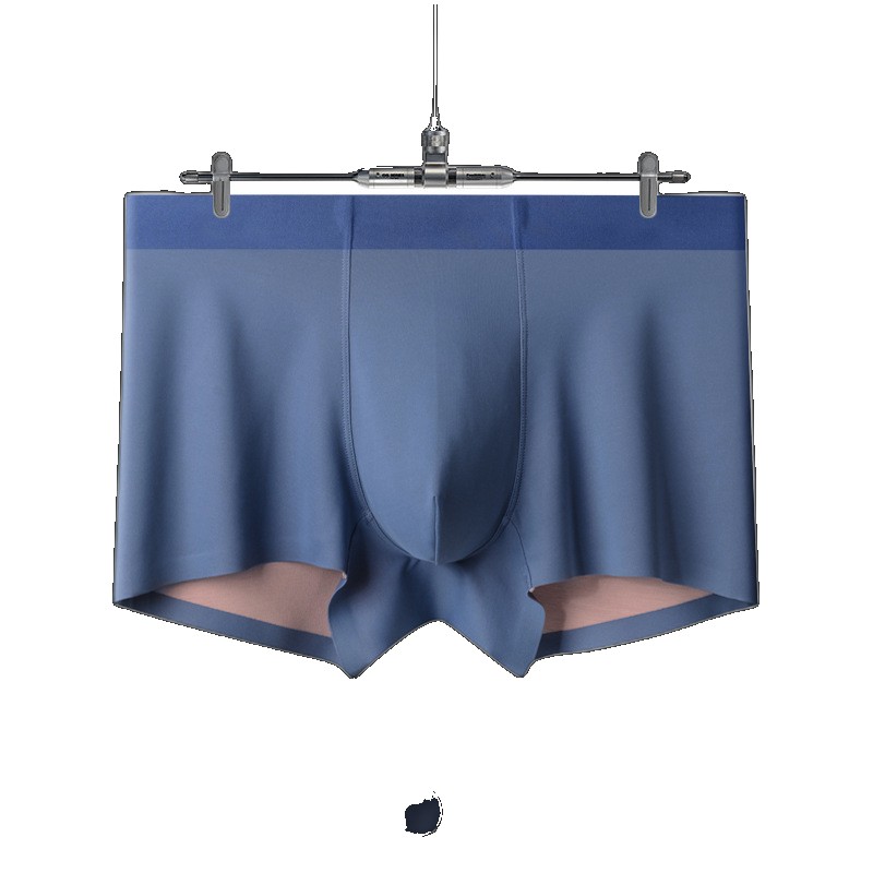 100 Lenzing Modal Men's Underpants Double-sided Unmarked Mulberry Silk Boxer Pants Zhejiang Brocade Same Style Wholesale Wholesale