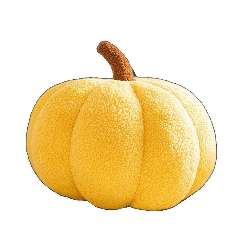 Soft Meng Pumpkin Pillow Plush Toy Teddy Velvet Home Bay Window Cushion Decoration Wholesale Wholesale