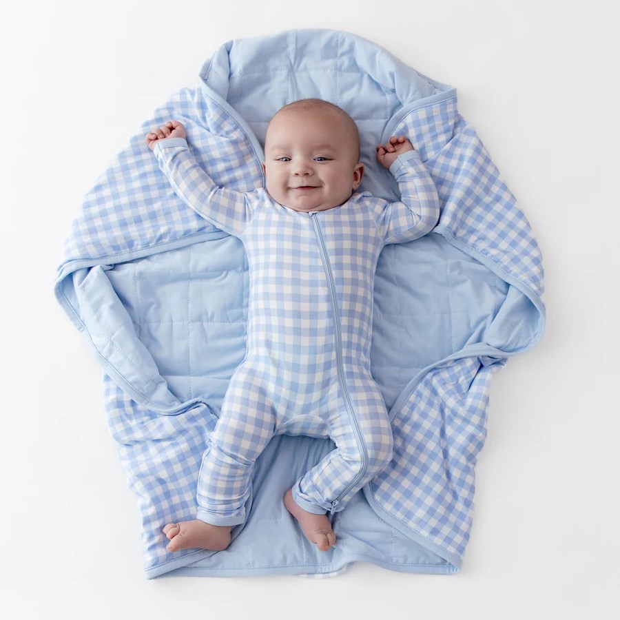 Kyte Baby Gingham Breeze Baby Blanket