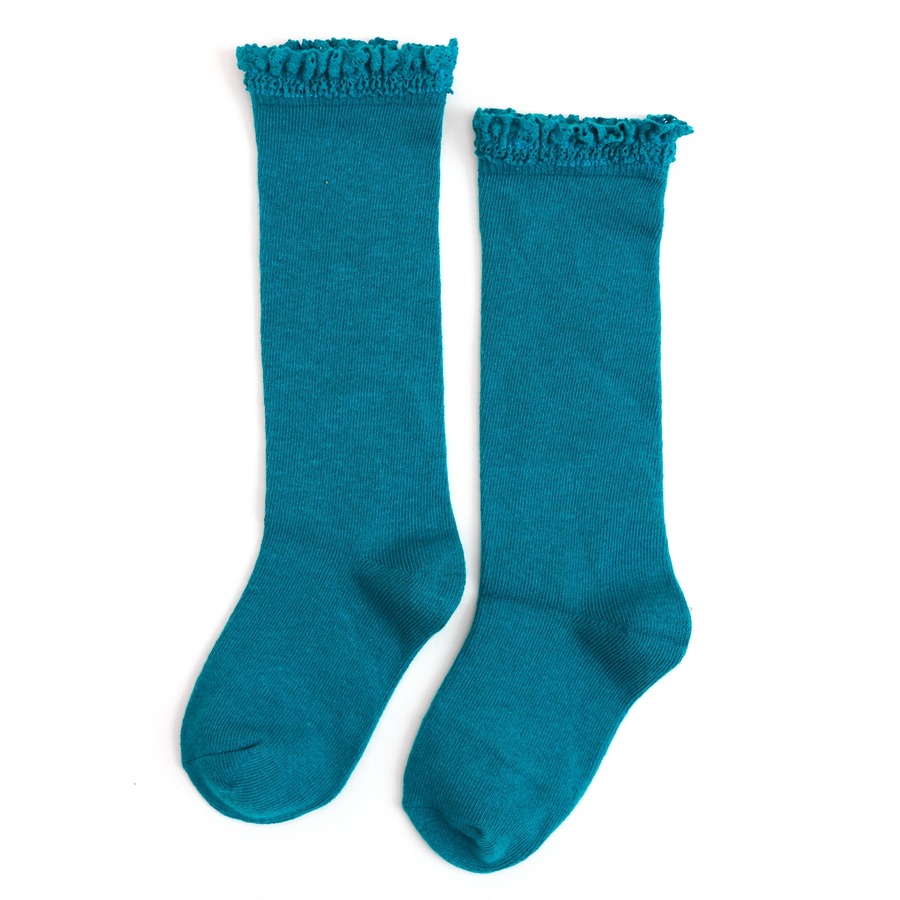 [EXT-FAS-KIDS-SOCK-LSC-001] Little Stocking Co. Lace Top Knee High Socks (ONESIZE)