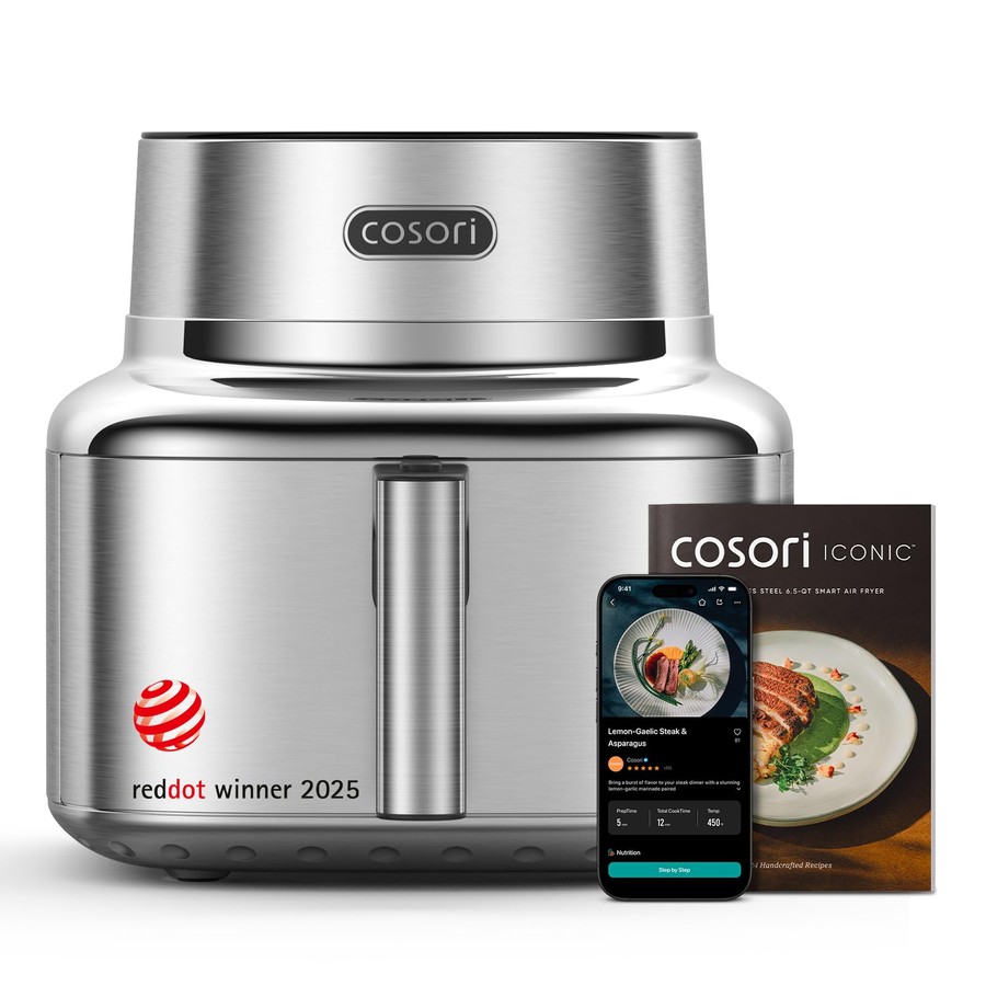 [EXT-HOME-AIRFRYER-COSORI-001] COSORI Iconic Smart Stainless Steel Air Fryer (ONESIZE)