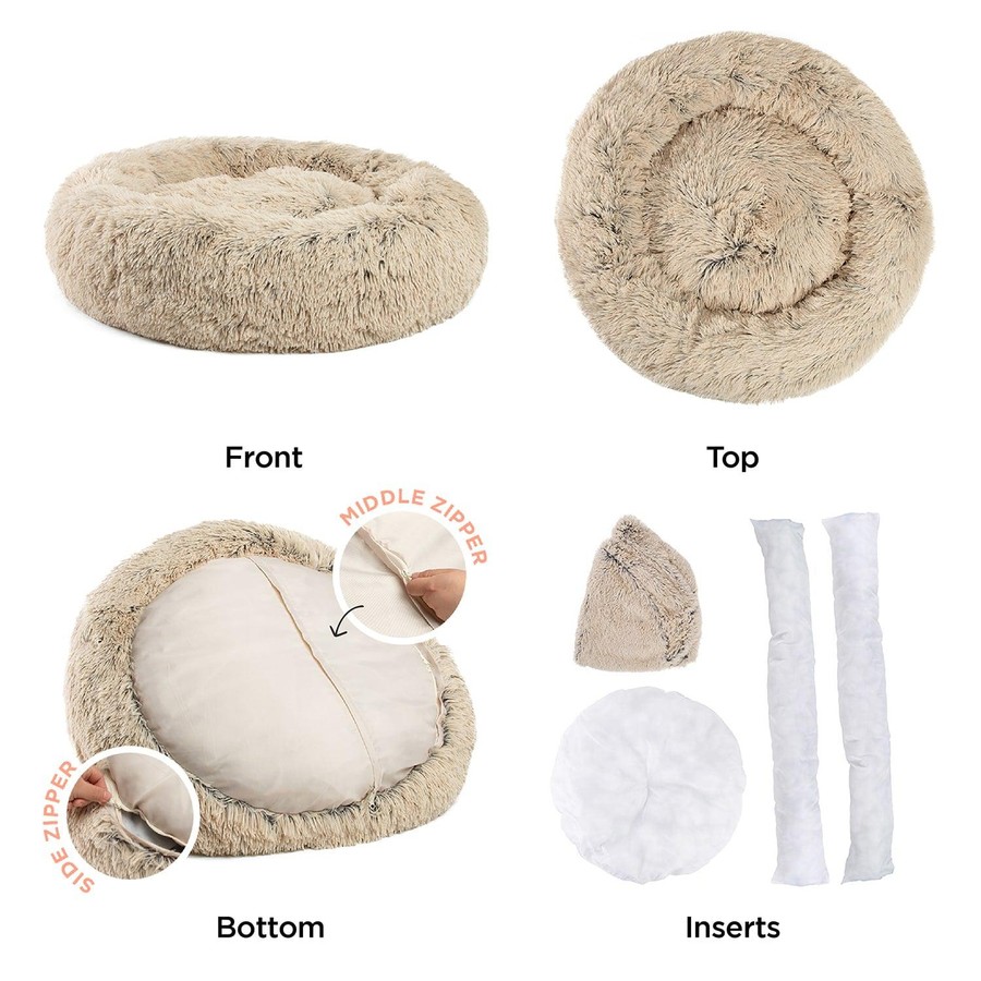 Best Friends by Sheri Original Calming Donut Dog Bed