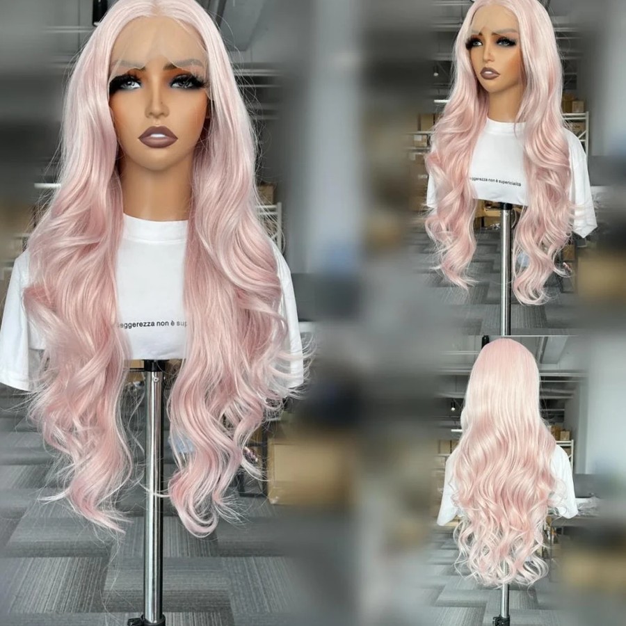 Wiggin Out Bubbles Icy Bubblegum Pink Lace Front Wig
