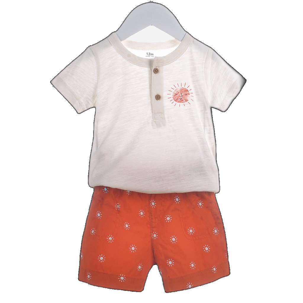 [EGIFTON-LIVE-3211] Children's cotton t-shirt boys men's short-sleeved thin section wear summer shorts baby children's clothing two-piece suit suit