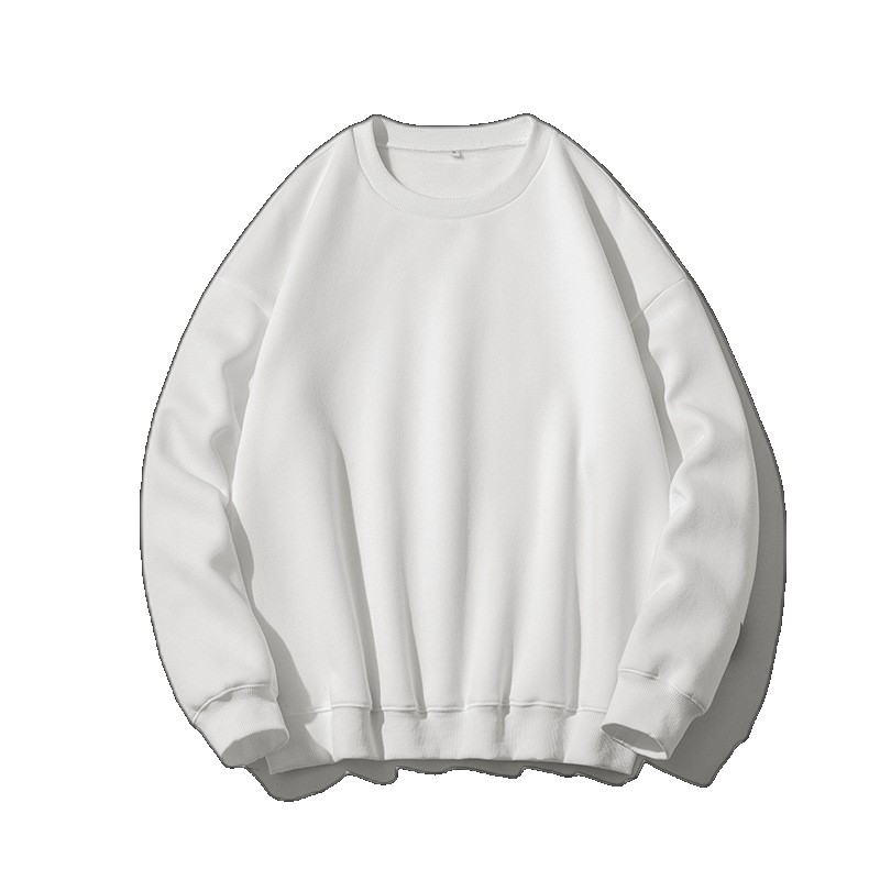 [EGIFTON-LIVE-3272] Hong Kong style men's clothing 2023 new autumn solid color sweatshirt loose round neck pullover top casual T-shirt bottoming shirt shirt