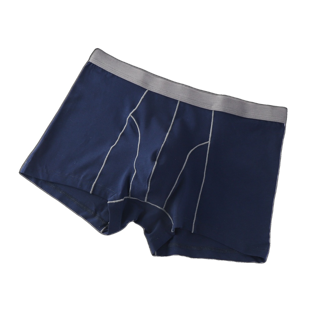 [EGIFTON-3365] 2022 Men's Underwear Pure Cotton Antibacterial Boxer Briefs Youth Sports Large Size Shorts Breathable Bottoms Bottoms