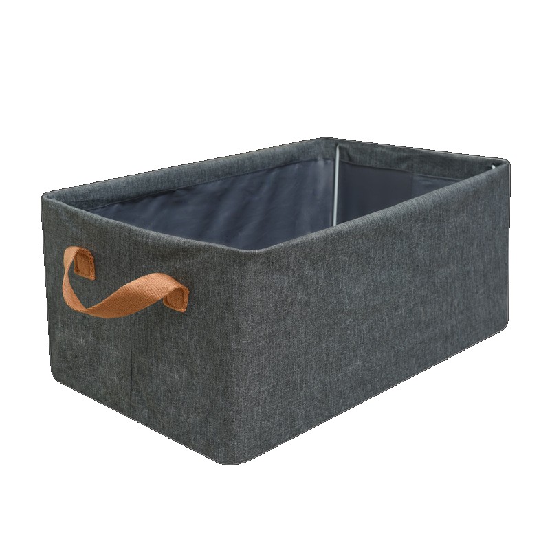 Amazon specializes in organizing boxes, large clothing storage foldable household daily cotton and linen boxes boxes