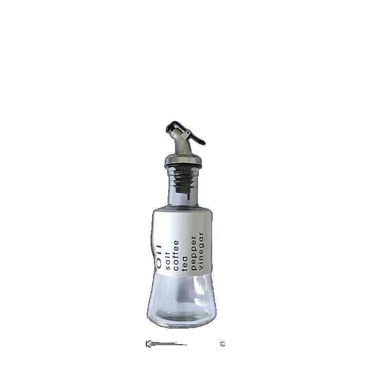 [EGIFTON-2524] Wholesale kitchen supplies glass seasoning bottle sealed oil soy sauce vinegar pot set press type type