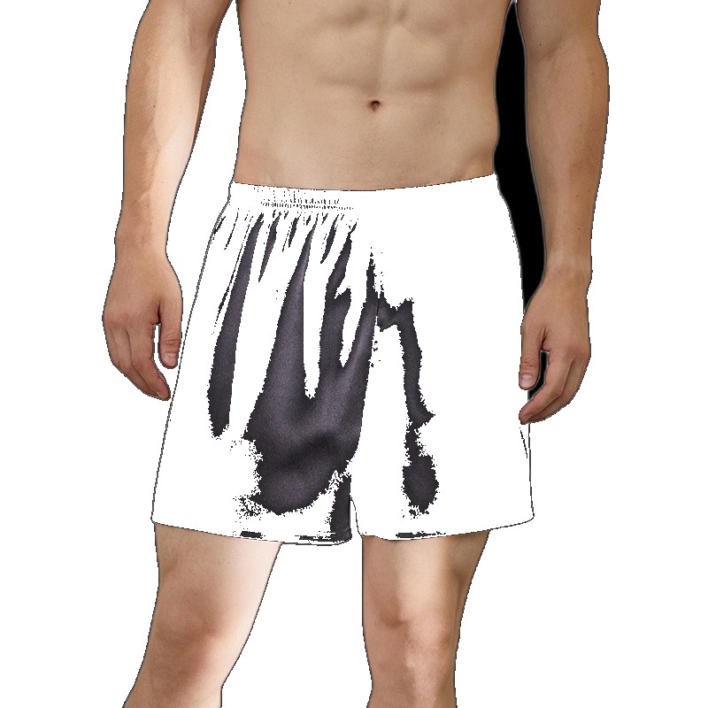 [EGIFTON-LIVE-3356] 19Mumi men's silk shorts boxer briefs 100% beach are comfortable and breathable for outer wear wear