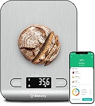 Etekcity Food Nutrition Kitchen Scale, Digital Grams and Ounces for Weight Loss, Baking, Cooking, Keto and Meal Prep, Large, 304 Stainless Steel