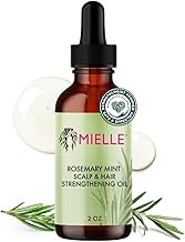 Mielle Organics Rosemary & Mint Hair Oil - Strengthening Biotin Oil Infused Frizzy & Damaged Hair Care - Split Ends & Dry Scalp Treatment to Support Longer, Healthier Strands, 2 Ounce (ONESIZE)