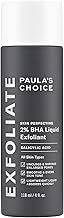 Paula's Choice SKIN PERFECTING 2% BHA Liquid Exfoliant with Salicylic Acid, Facial Polish for Enlarged Pores, Wrinkles & Fine Lines, Suitable for Blackhead-Prone Skin, Fragrance-Free