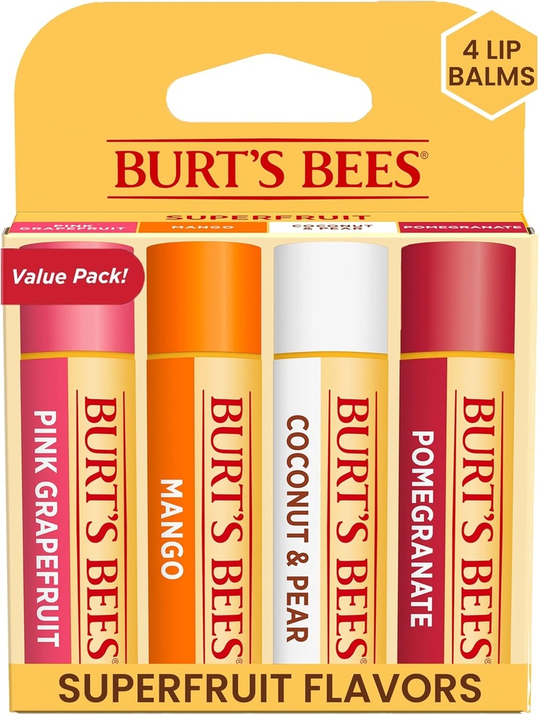 Burt's Bees 100% Natural Moisturizing Lip Balm (Superfruit)