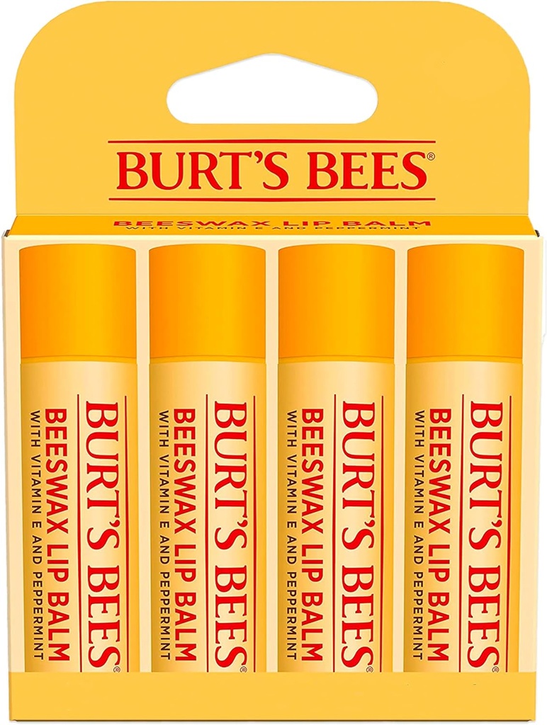 Burt's Bees 100% Natural Moisturizing Lip Balm (Original Beeswax)