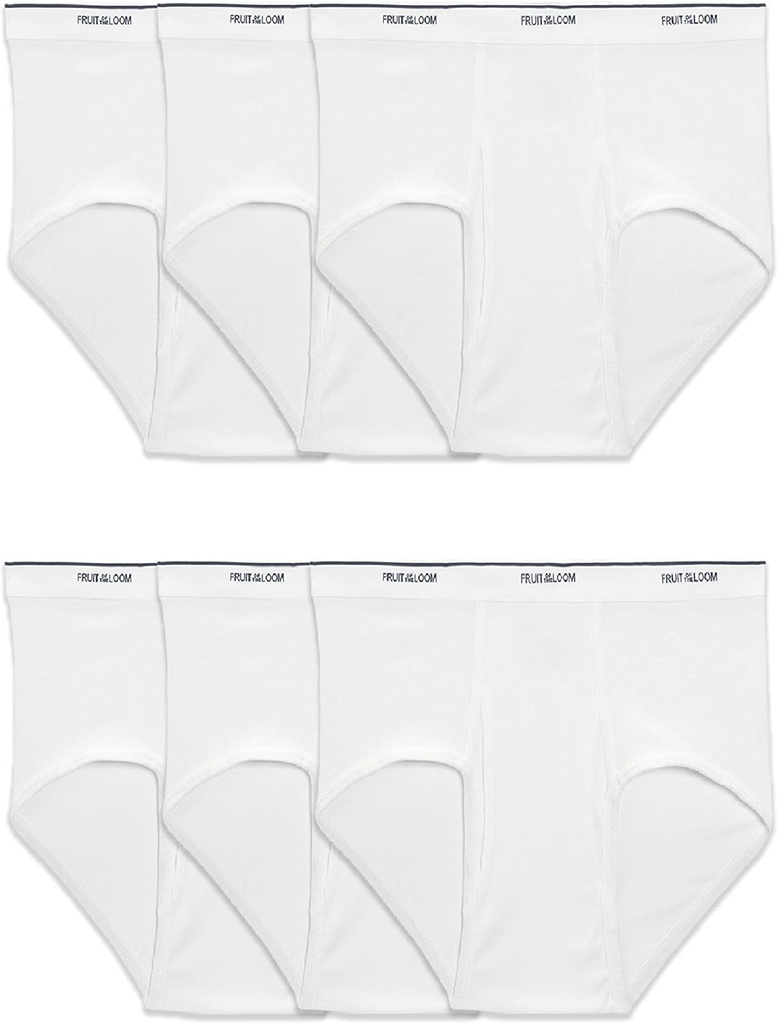 Men's Breathable Cotton Micro-Mesh Briefs, Assorted 4 Pack