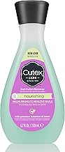 Cutex Nourishing Nail Polish Remover, Leaves Fingernails & Toenails Looking Healthy, Contains Vitamin E, 6.7 fl oz