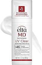 EltaMD UV Clear Face Sunscreen SPF 46, Oil-Free Sunscreen with Zinc Oxide, Dermatologist Recommended