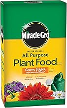 Miracle-Gro Water Soluble All Purpose Plant Food - Fertilizer for All Indoor or Outdoor Plants Including Roses, Flowers, Vegetables, Houseplants, Trees, and Shrubs, 12.5 lbs.