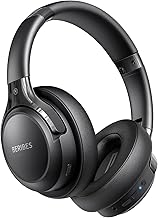 BERIBES Bluetooth Headphones Over Ear, 65H Playtime and 6 EQ Music Modes Wireless Headphones with Microphone, HiFi Stereo Foldable Lightweight Headset, Deep Bass for Home Office Cellphone PC Ect. (ONESIZE)