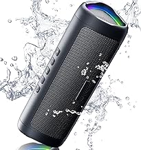 BolaButty Bluetooth Speaker Portable Wireless, IPX5 Waterproof, Up to 20H Playtime, TWS Pairing, BT5.3, for Home/Party/Outdoor/Camping/Beach Essentials, Birthday Gift (Black)