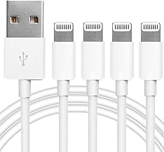 4Pack Original Apple MFi Certified Charger Lightning to USB Charging Cable Cord Compatible iPhone 14/13/12/11 Pro/11/XS MAX/XR/8/7/6s Plus,iPad Pro/Air/Mini,iPod Touch