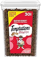 Temptations Cat Treats MixUps Backyard Cookout Flavor Crunchy, Soft Cat Treats, 30 oz. Tub