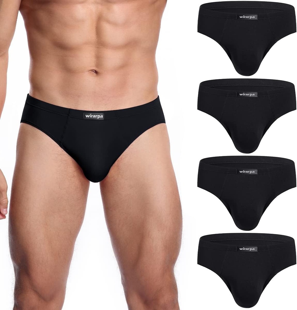 men s underwear modal microfiber briefs no fly covered waistband silky touch underpants 4 pack