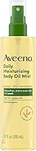 Aveeno Daily Moisturizing Body Oil Mist with Oat Oil and Jojoba Oil for Rough, Dry, Sensitive Skin, Nourishing Body Spray for Smoother, More Even Skin, Paraben- & Silicone-Free, 6.7 fl. oz