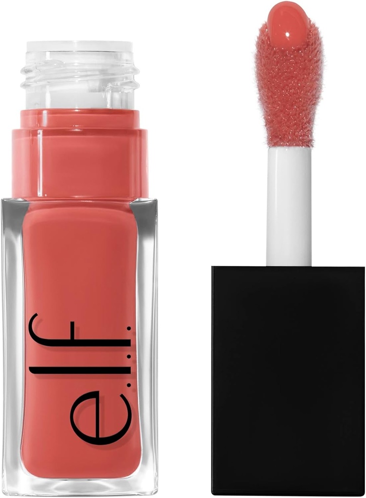 e.l.f. Glow Reviver Lip Oil, Nourishing Tinted Lip Oil For A High-shine Finish, Infused With Jojoba Oil, Vegan & Cruelty-free, It's Giving Guava