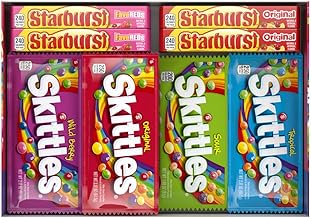 SKITTLES & STARBURST Assorted Chewy Candy Variety Pack for Holidays, Gifts, Parties, Candy Assortment, 62.79 oz (30 Count) Bulk Box