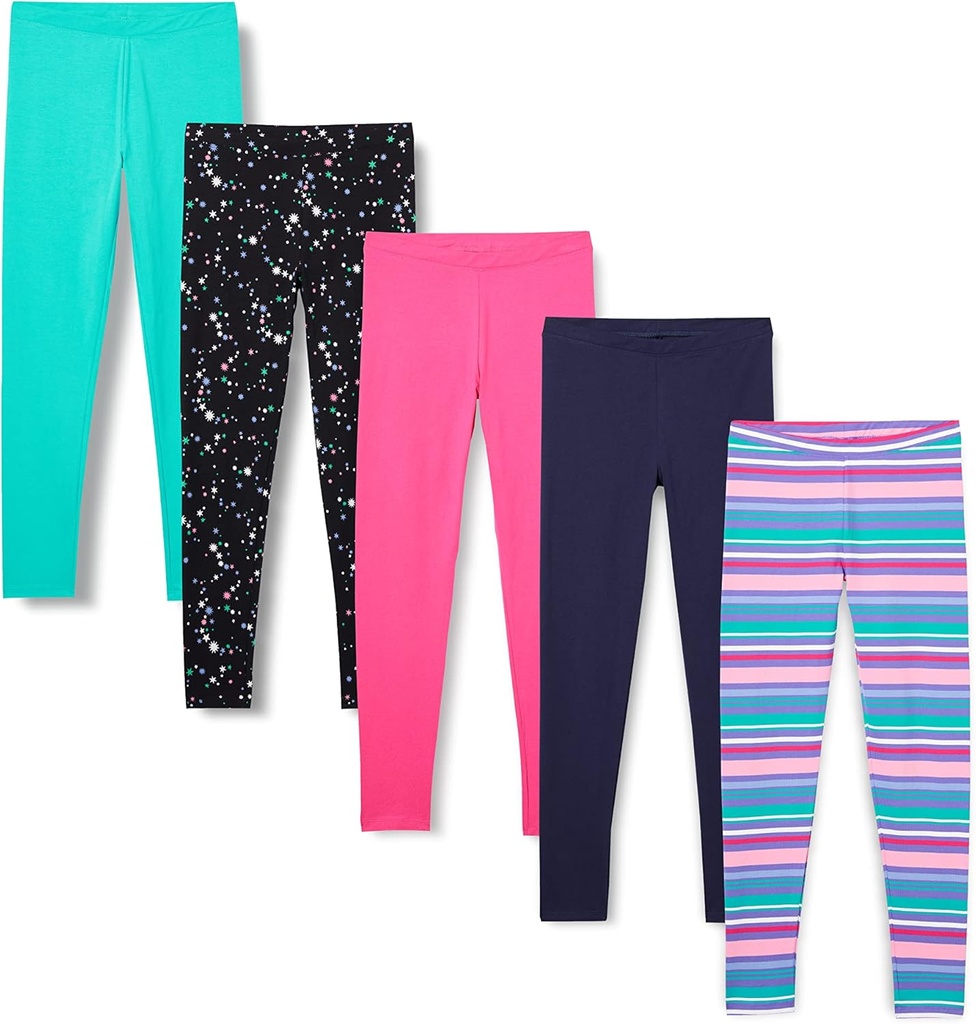 Girls and Toddlers' Leggings, Multipacks (ONESIZE)