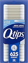 Q-tips Cotton Swabs For Hygiene and Beauty Care Original Cotton Swab Made With 100% Cotton 625 Count (ONESIZE)