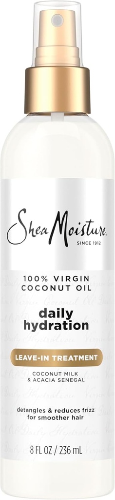 SheaMoisture 100% Virgin Coconut Oil Leave-in Treatment, 8 Ounce