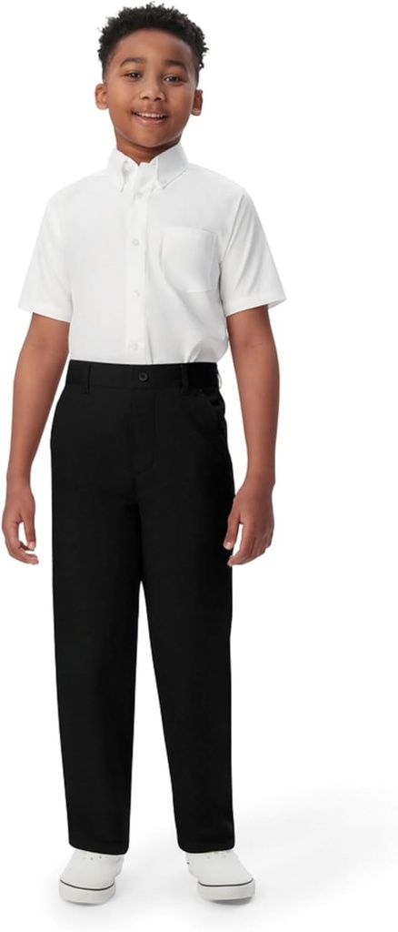 Boys Pull-On Relaxed Fit School Uniform Pant (Standard & Husky)