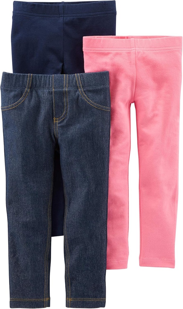 girls 3-pack Leggings