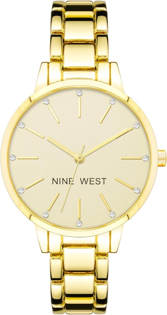Women's Crystal Accented Bracelet Watch