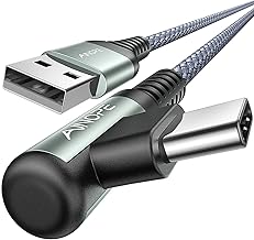 AINOPE 10 ft USB C Cable 2-Pack, 3.1A C Chargers Fast Charging 10 Foot, Resistant Nylon Braided Type C Charger Fast Charging 10ft Right Angle Charger Cord Fit for Galaxy S20 Ultra S10 S10E S9 S8 Plus (One Size)