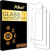 Ailun Screen Protector for iPhone 17e / iPhone 16e / iPhone 14 / iPhone 13 / iPhone 13 Pro [6.1 Inch] Display 3 Pack Tempered Glass, Case Friendly [Not for iPhone 16 6.1 Inch] (One Size)