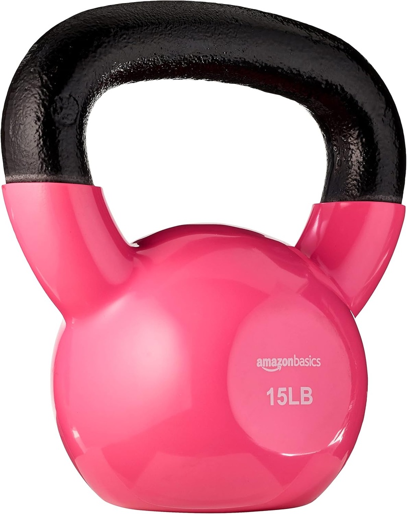 Amazon Basics Vinyl Kettlebell (One Size)