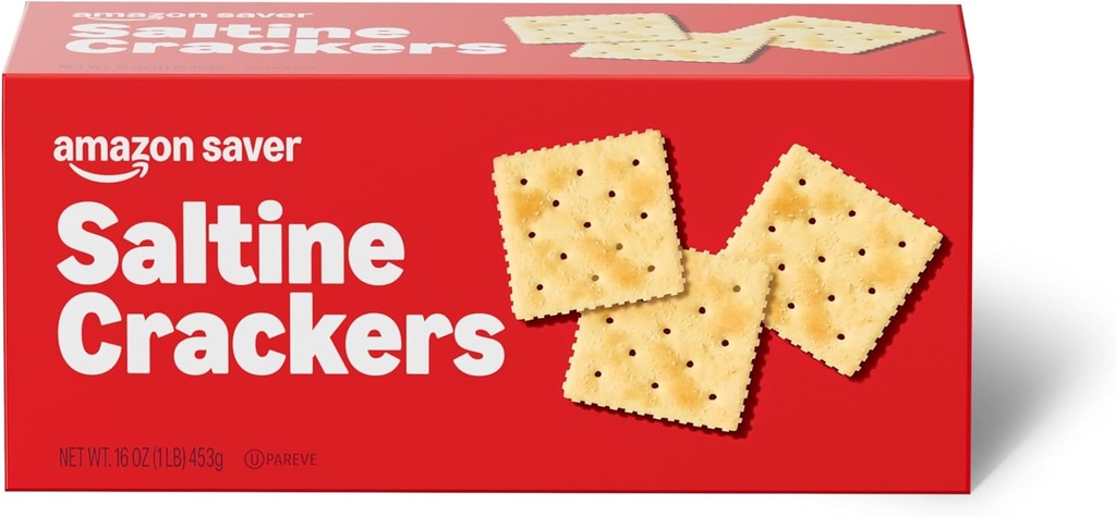 Amazon Saver, Saltine Crackers, 16 Oz (One Size)