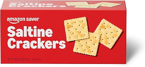 Amazon Saver, Saltine Crackers, 16 Oz (Previously Amazon Fresh, Packaging May Vary) (One Size)