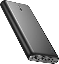 mobile power anker power bank 26 800 mah external battery with dual input port and double-speed recharging 3 usb ports without usb c port for iphone series ipad samsung android and other devices (One Size)