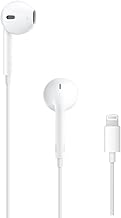 Apple EarPods Headphones with Lightning Connector, Wired Ear Buds for iPhone with Built-in Remote to Control Music, Phone Calls, and Volume (One Size)