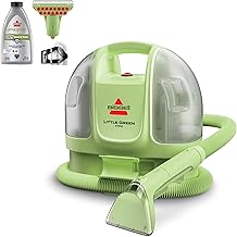 BISSELL Little Green Mini Portable Carpet and Upholstery Deep Cleaner, Car/Auto Detailer, with HydroRinse Self-Cleaning Tool and 4" Tough Stain Tool, Tea Green, 4075 (One Size)