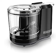 BLACK+DECKER 1.5-Cup Electric Food Chopper, One Touch Pulse, 150W Motor, Stay-Sharp Blade, Dishwasher Safe (One Size)